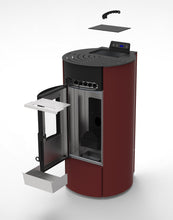 Charger l'image dans la galerie, FIREMATIC R9 8.7 kW - Poêle à granulés rond ventilé étanche